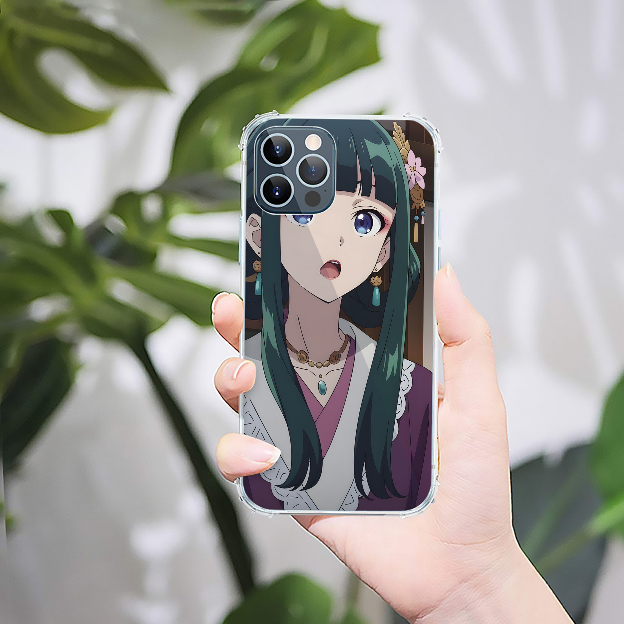 （画像用） 薬屋のひとりごと The Apothecary Diaries 【iPhone 12シリーズ対応】透明スマホケース（クリアソフトケース）